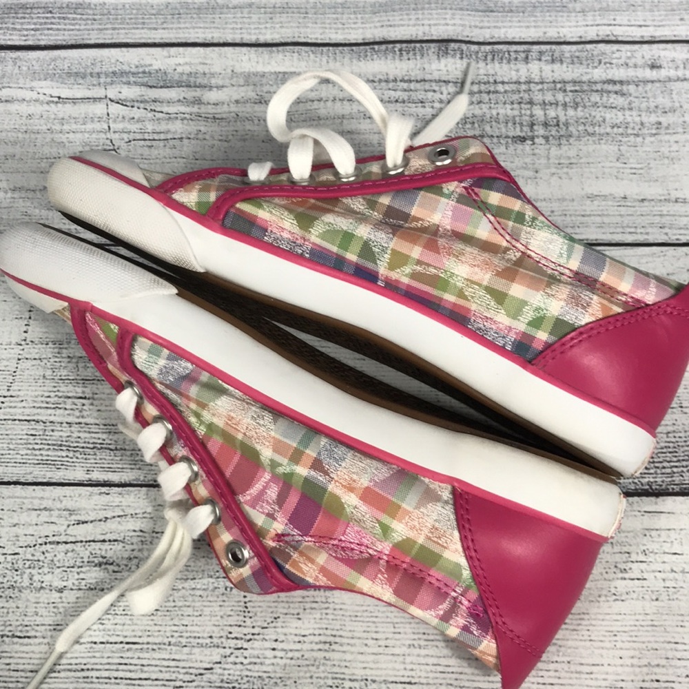 COACH Barrett Logo Women’s Sneakers Size 7B - Picture 8 of 9